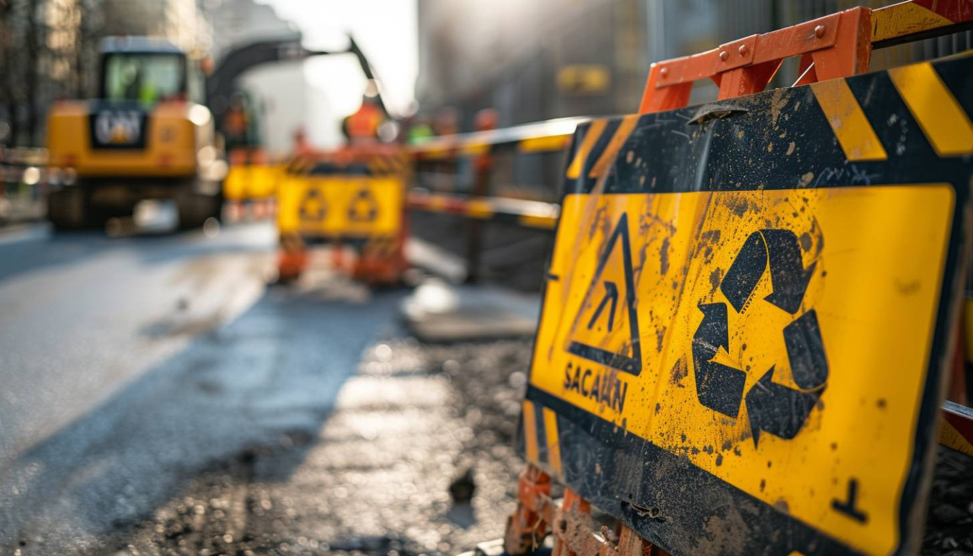 Comment les panneaux temporaires améliorent la sécurité sur les chantiers
